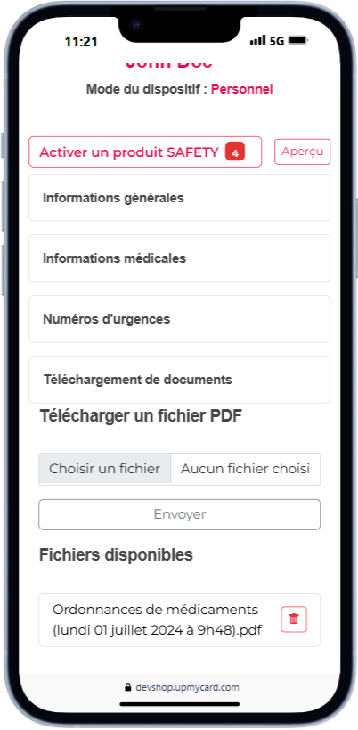 Interface Propriétaire - Tableau de bord 2