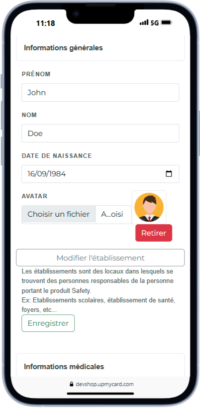 Interface Propriétaire - Tableau de bord 4